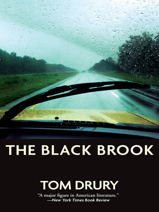 Title details for The Black Brook by Tom Drury - Available
